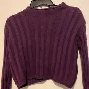 Long sleeve cropped sweater